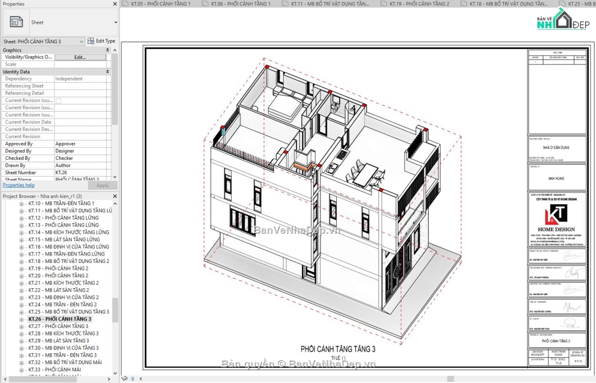 nhà phố 3 tầng revit,revit mẫu nhà phố,revit nhà phố,file revit mẫu,thiết kế revit nhà phố,revit