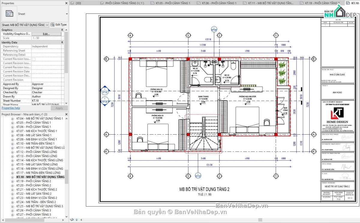 nhà phố 3 tầng revit,revit mẫu nhà phố,revit nhà phố,file revit mẫu,thiết kế revit nhà phố,revit