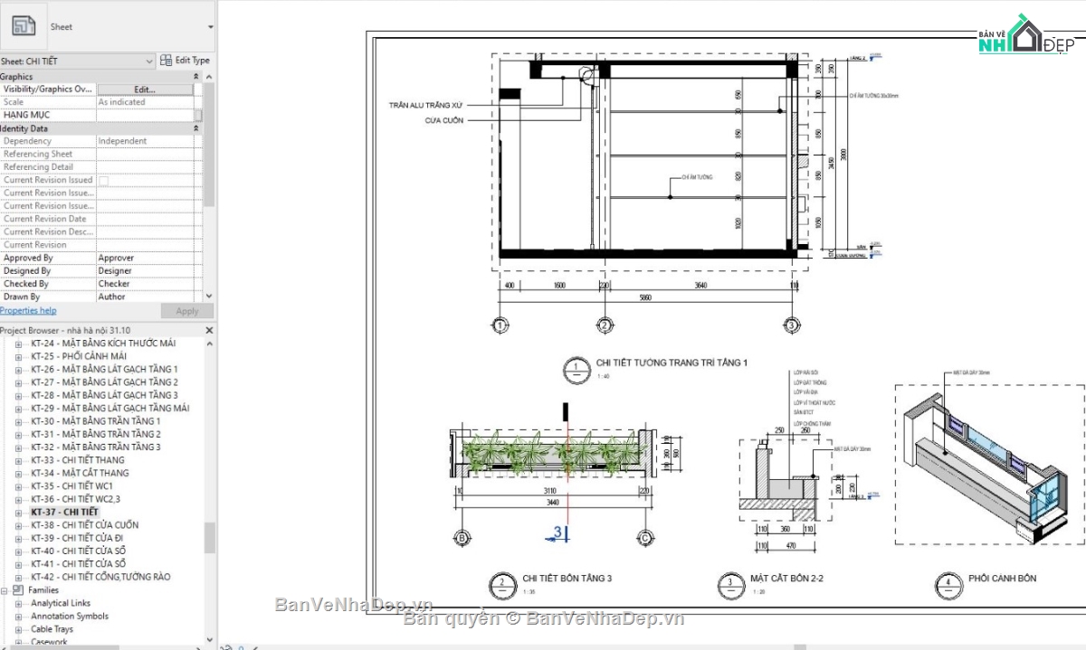 Mẫu revit nhà phố,file revit nhà phố,revit nhà phố,thiết kế revit nhà phố,mẫu revit đẹp,revit nhà phố đẹp