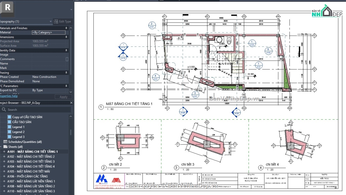 revit nhà phố,mẫu revit nhà phố đẹp,thiết kế revit nhà phố,file revit nhà phố