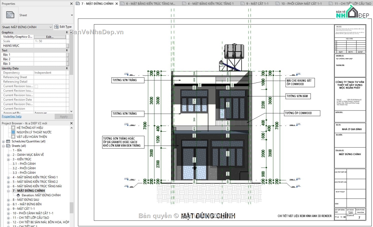 revit nhà phố,revit nhà phố 2 tầng,revit nhà đẹp,file revit mẫu nhà phố,Mẫu revit nhà phố,revit