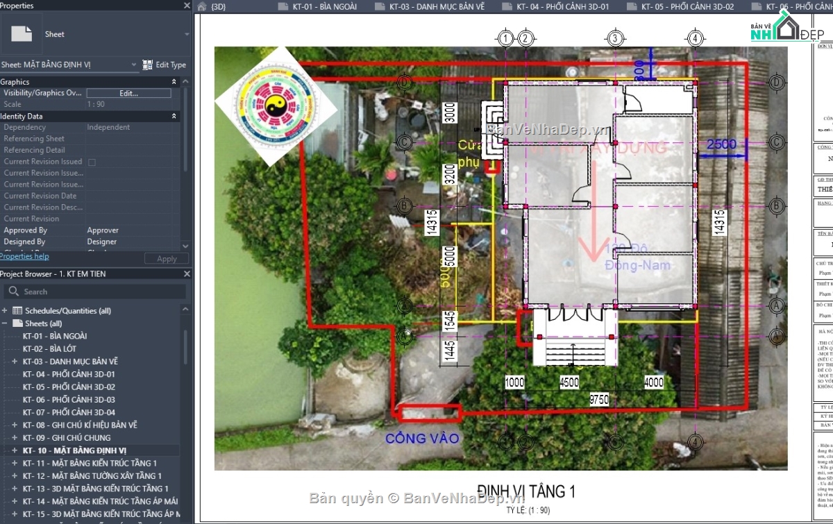 mẫu revit nhà đẹp,mẫu revit nhà mái thái,revit nhà 1 tầng,thiết kế revit nhà vườn,Biệt thự mái thái 1 tầng,file revit biệt thự mái thái