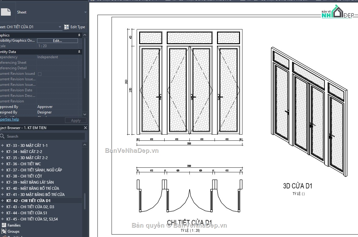 mẫu revit nhà đẹp,mẫu revit nhà mái thái,revit nhà 1 tầng,thiết kế revit nhà vườn,Biệt thự mái thái 1 tầng,file revit biệt thự mái thái
