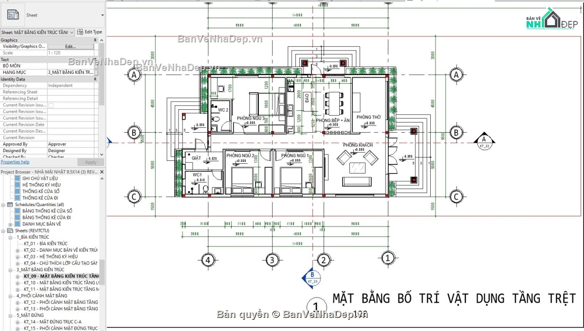 revit nhà cấp 4,revit mái nhật,revit mẫu nhà vườn 1 tầng,file revit nhà cấp 4,revit mẫu nhà cấp 4