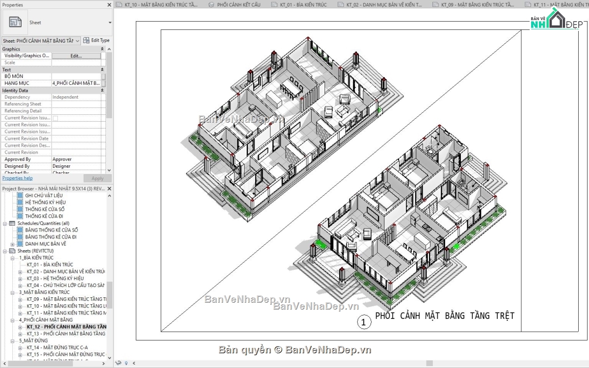 revit nhà cấp 4,revit mái nhật,revit mẫu nhà vườn 1 tầng,file revit nhà cấp 4,revit mẫu nhà cấp 4