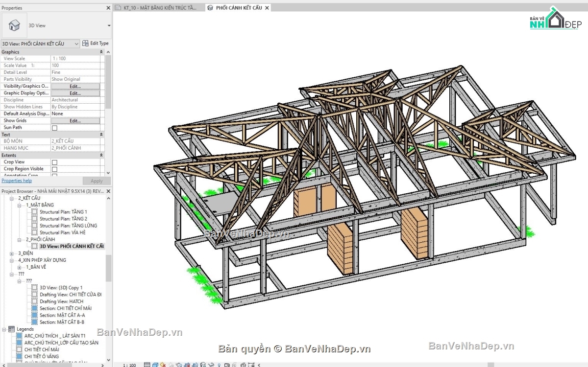 revit nhà cấp 4,revit mái nhật,revit mẫu nhà vườn 1 tầng,file revit nhà cấp 4,revit mẫu nhà cấp 4