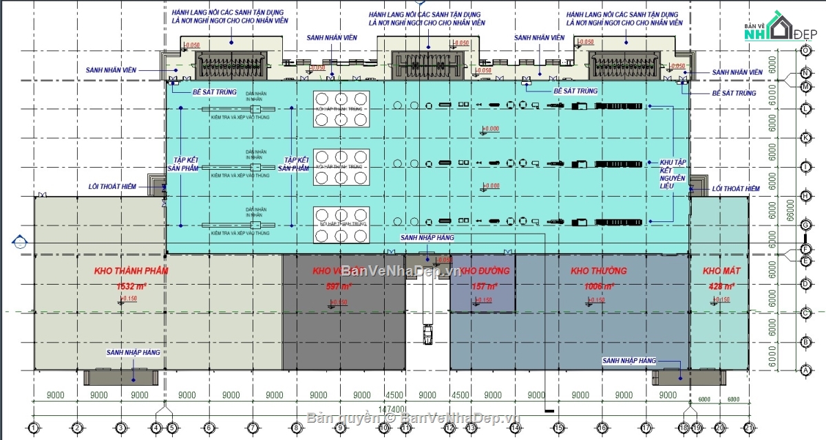 revit nhà xưởng,nhà xưởng revit,nhà xưởng công nghiệp,file revit nhà máy,file revit nhà xưởng