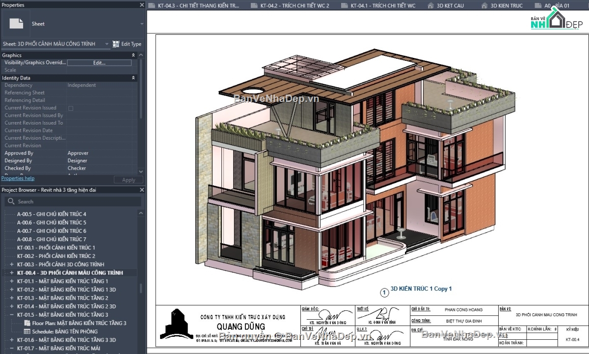Mẫu villa revit,file revit biệt thự đẹp,file revit mẫu biệt thự,revit biệt thự,revit mẫu biệt thự