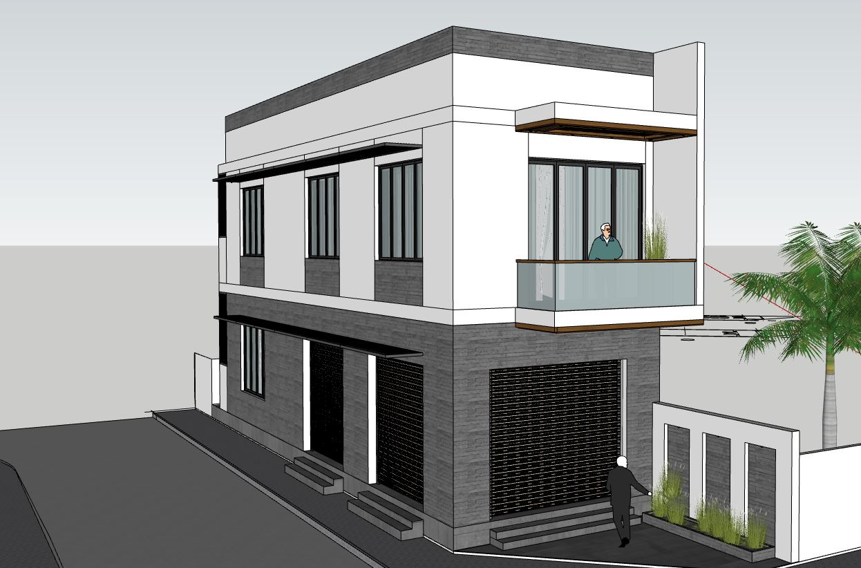 Nhà phố lô góc 2 tầng 5.1x16m,nhà 2 mặt tiền,nhà phố 2 tầng hiện đại