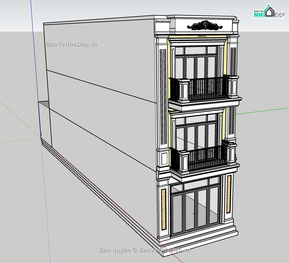 Mẫu nhà phố,nhà phố 3 tầng,su nhà phố
