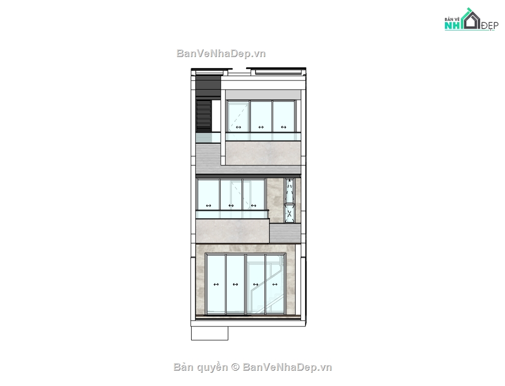 nhà phố 3 tầng,nhà phố,su nhà phố,sketchup nhà phố