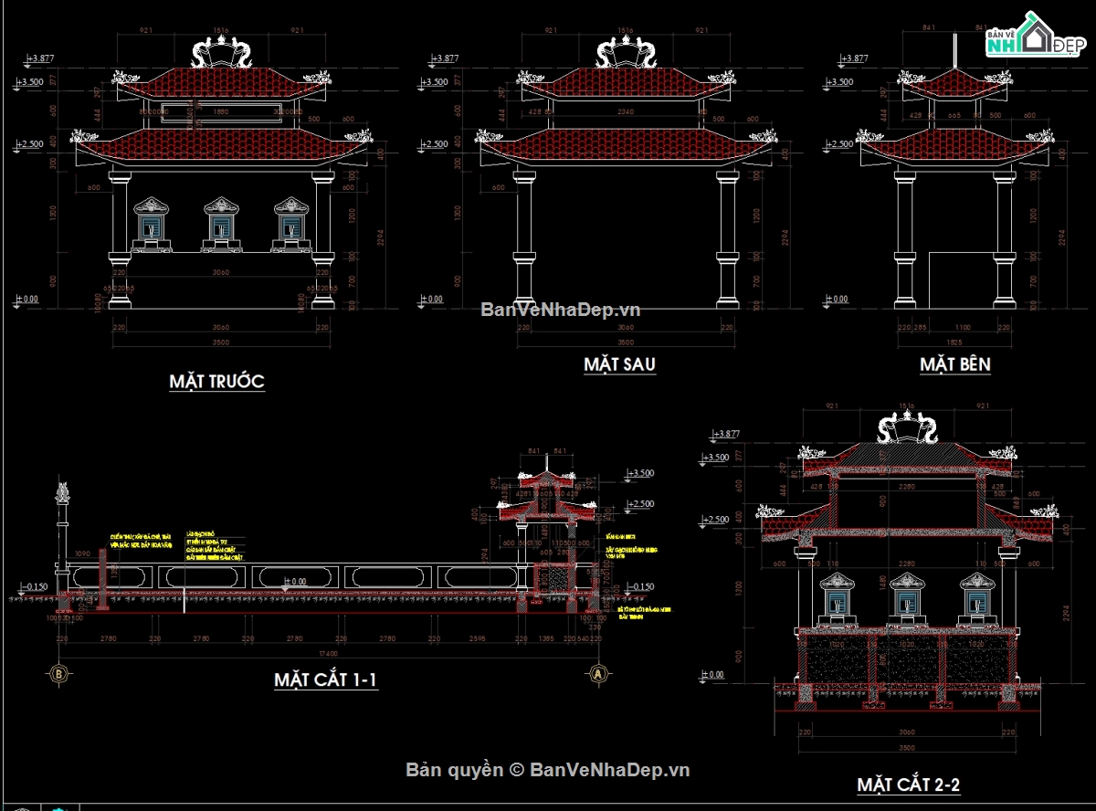 mộ dòng họ,bản vẽ khu lăng mộ dòng họ,bản vẽ lăng mộ cad,thiết kế lăng mộ,Kiến trúc lăng mộ đẹp,hồ sơ thiết kế khu lăng mộ đông họ