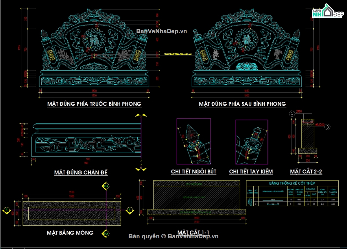 mộ dòng họ,bản vẽ khu lăng mộ dòng họ,bản vẽ lăng mộ cad,thiết kế lăng mộ,Kiến trúc lăng mộ đẹp,hồ sơ thiết kế khu lăng mộ đông họ