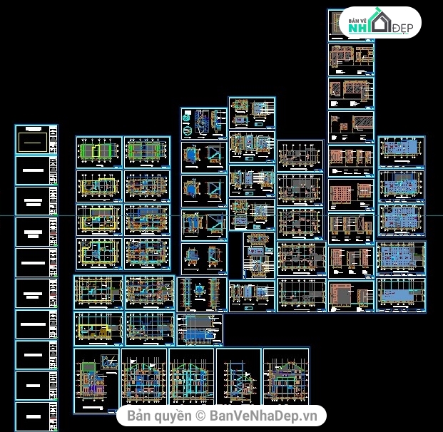 File cad nhà biệt thự,biệt thự,mẫu nhà biệt thự,bản vẽ nhà biệt thự