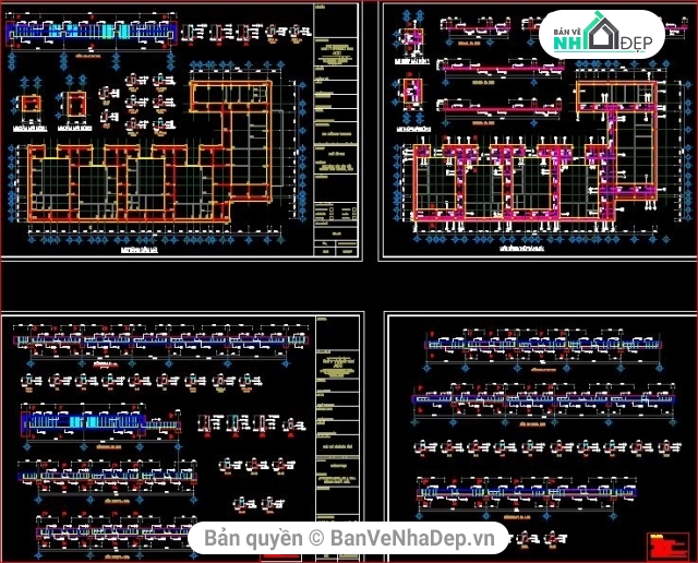 kết cấu nhà trẻ,kiến trúc nhà trẻ,bản vẽ nhà trẻ,file cad bản vẽ nhà trẻ