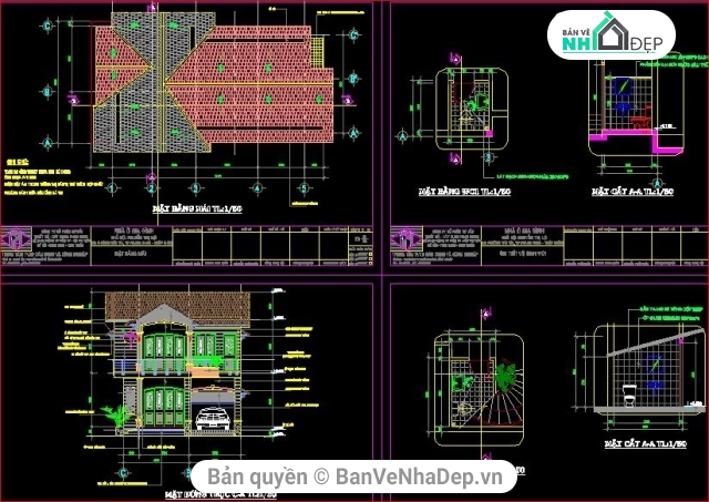Bản vẽ nhà phố,nhà phố 2 tầng,nhà phố kích thước 8x15m,file cad nhà phố 2 tầng