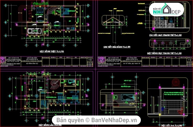 Bản vẽ nhà phố,nhà phố 2 tầng,nhà phố kích thước 8x15m,file cad nhà phố 2 tầng