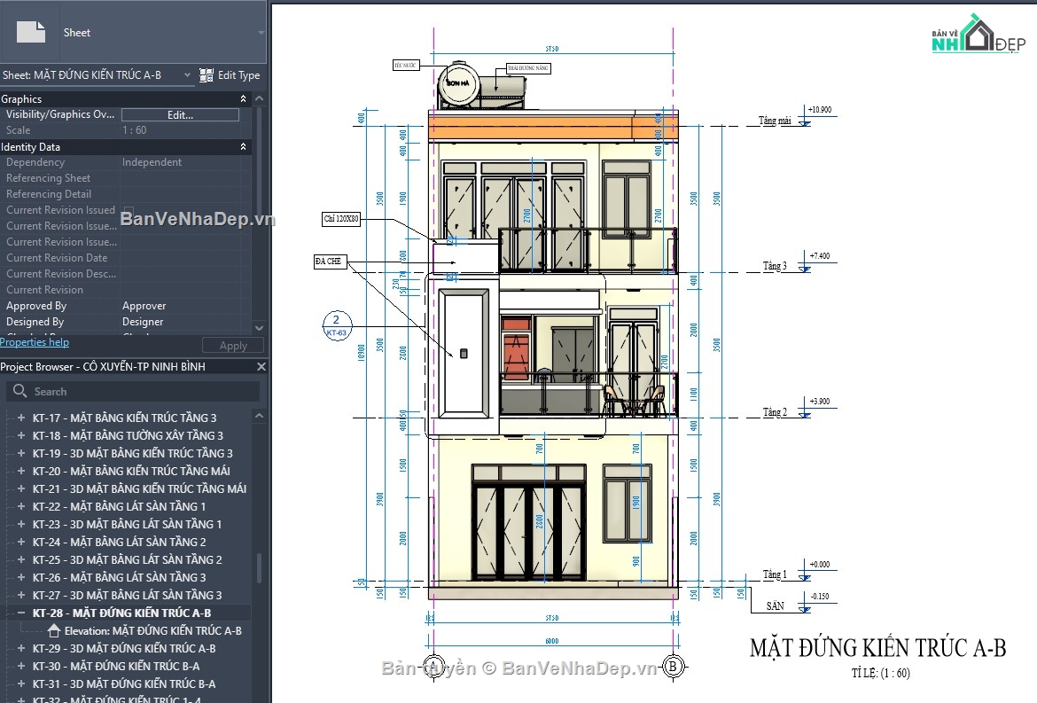 revit nhà phố,revit nhà phố đẹp,mẫu revit nhà phố,thiết kế revit nhà phố,file revit nhà phố,revit nhà dân