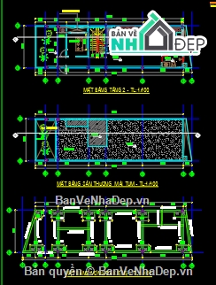 bản vẽ cad,bản vẽ cad nhà phố,bản vẽ xin phép,bản vẽ nhà phố  5x17.1m