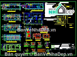 bản vẽ cad,bản vẽ cad nhà phố,bản vẽ xin phép,bản vẽ nhà phố  5x17.1m