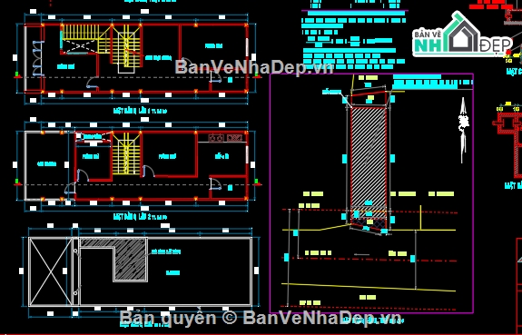 bản vẽ cad,bản vẽ cad nhà phố,bản vẽ xin phép,bản vẽ nhà phố  5x17.1m