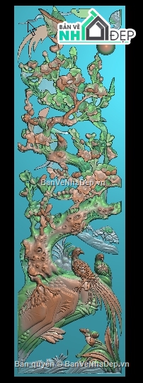 tứ quý cnc,tranh tứ quý cnc đẹp,file cnc tranh tứ quý