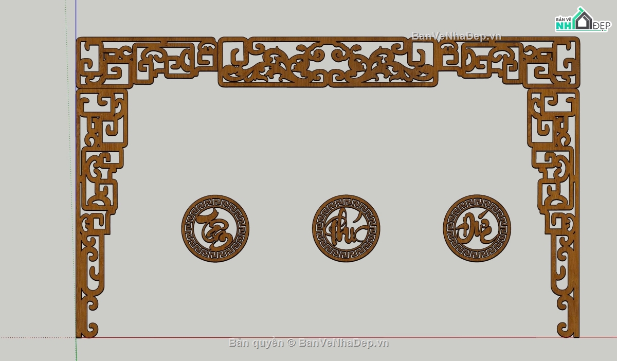 file cắt cnc,file cnc tâm phúc đức,file võng thờ