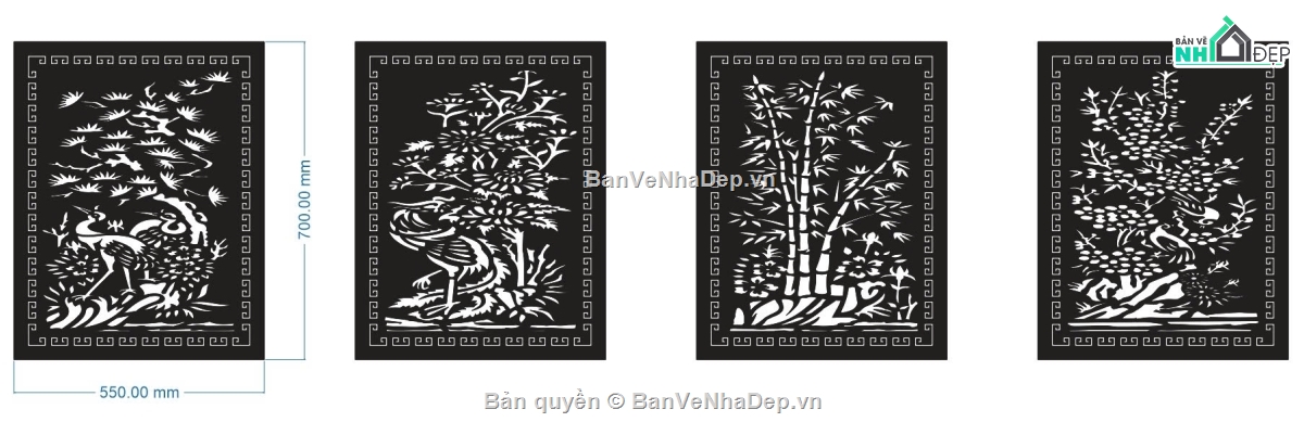 file cnc tứ quý,tứ quý cnc,tứ quý cnc dxf,dxf tứ quý,file tứ quý dxf