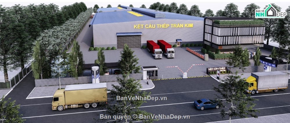 Mẫu nhà xưởng,nhà xưởng,bản vẽ nhà xưởng