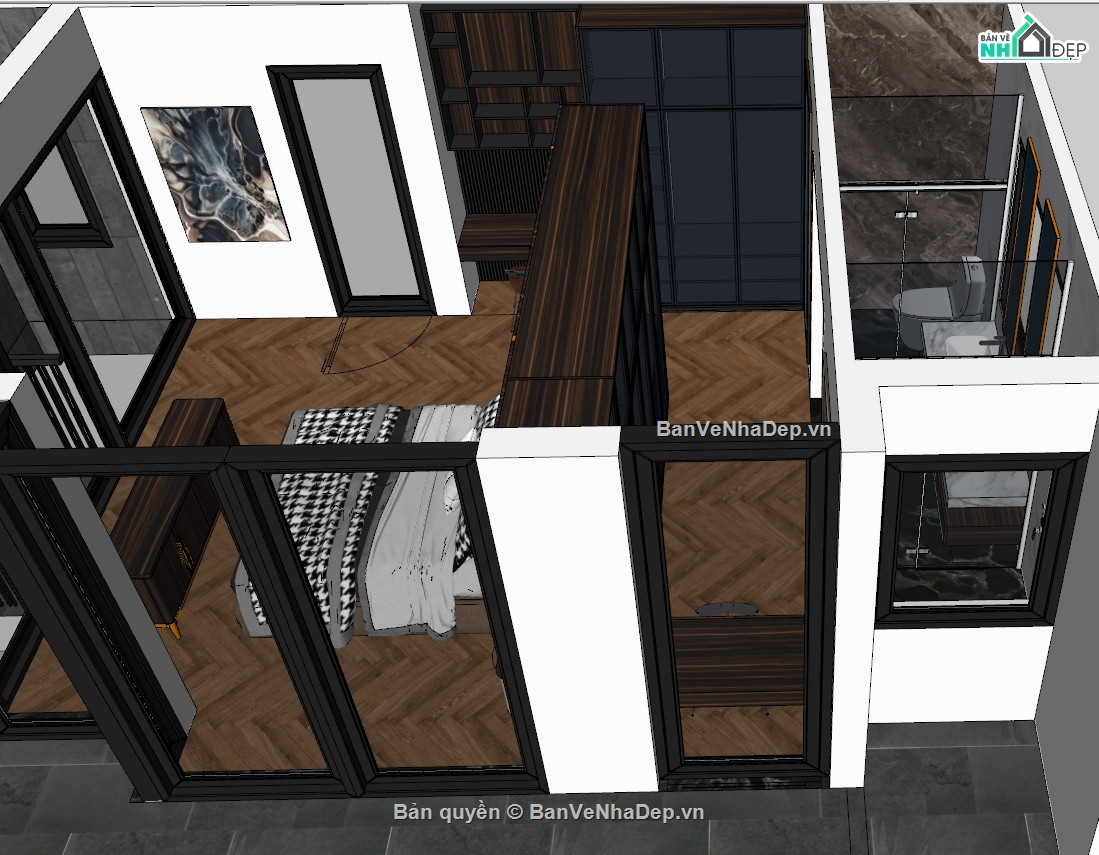 file sketchup phòng ngủ,sketchup phòng ngủ,model sketchup phòng ngủ,sketchup nội thất phòng ngủ,su nội thất phòng ngủ