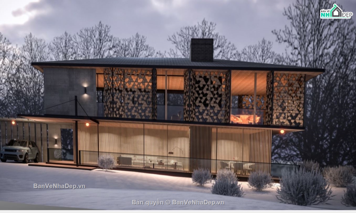 nghỉ dưỡng,Model sketchup nhà 2 tầng,nhà nghỉ dưỡng,sketchup nhà nghỉ dưỡng 2 tầng