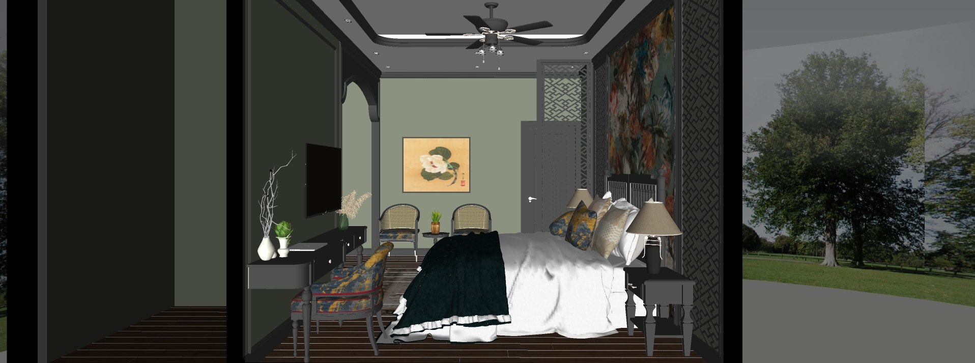 Model Sketchup Phòng ngủ,Model nội thất,File Sketchup phòng ngủ,phòng ngủ file su,File sketchup phòng ngủ