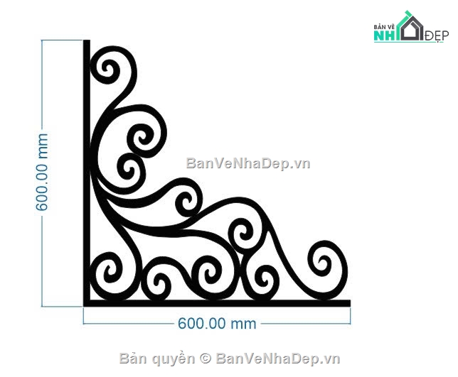 hoa góc cnc,mẫu hoa góc cnc,file dxf hoa góc cnc