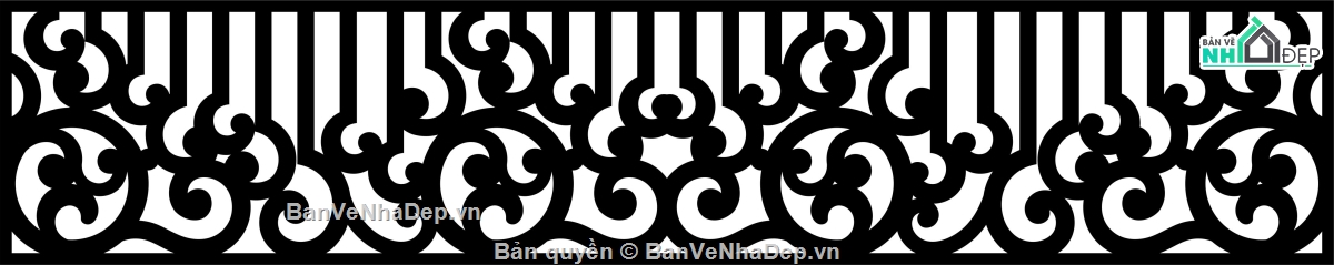 lan can cnc,lan can đẹp,file lan can dxf