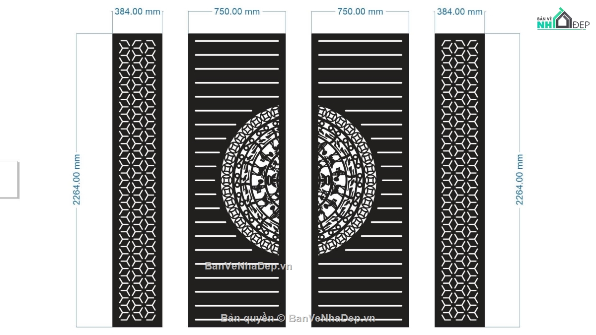 cổng 4 cánh cnc,cổng trống đồng cnc,File cổng 4 cánh cnc