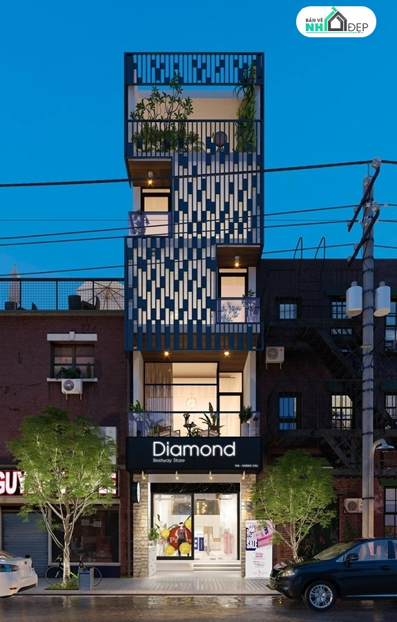 3dsmax tổng hợp 5 mẫu phối cảnh ngoại thất nhà phố hiện đại