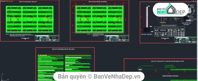 sân cỏ nhân tạo,bản vẽ sân cỏ,bản vẽ sân bóng,thiết kế sân cỏ nhân tạo,cad sân cỏ nhân tạo,file cad sân cỏ nhân tạo