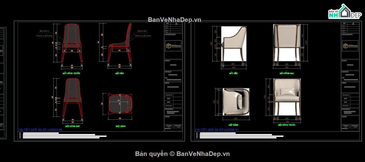 file cad bếp,phòng khách bếp,Nội thất gỗ óc chó,file cad phòng ngủ