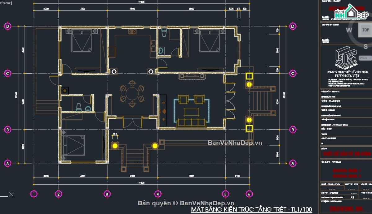 Biệt thự vườn 1 tầng,Cad Biệt thự vườn,file thiết kế biệt thự vườn,model cad biệt thự vườn