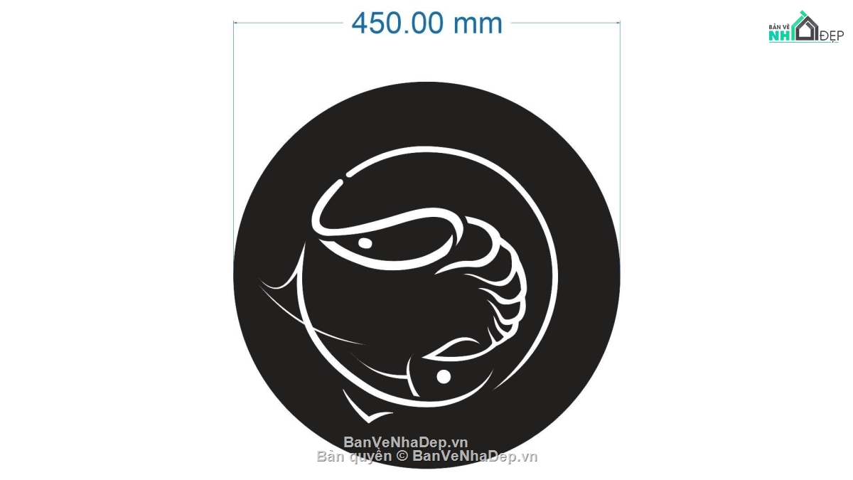 cắt cnc logo,logo tôm cá,file dxf logo thương hiệu