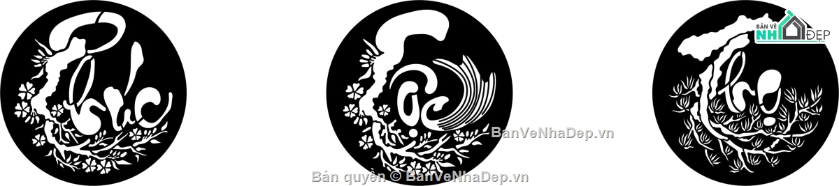 phúc lộc thọ,cnc phúc lộc thọ,phúc lộc thọ dxf