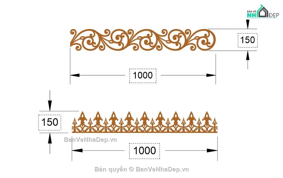 file chông dxf,chông cnc,diềm cổng