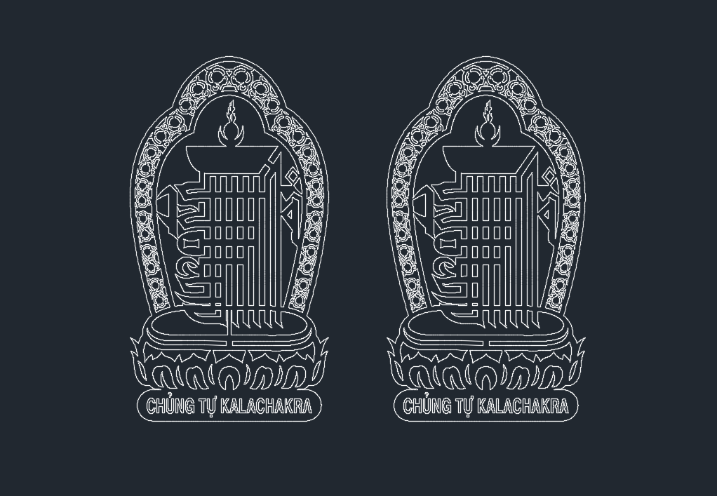 File CNC,Mẫu CNC,Chủng tự kalachakra