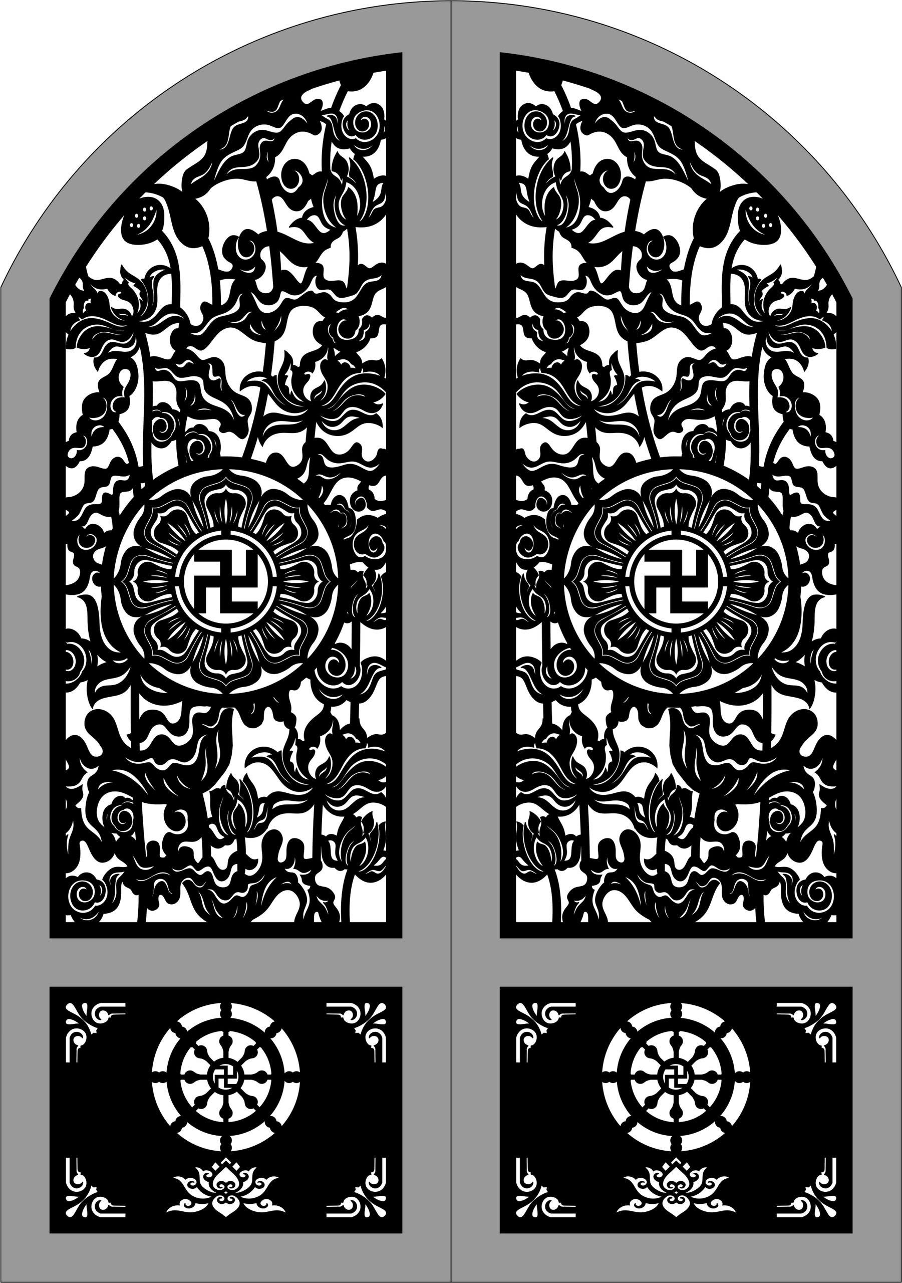 File cổng 2 cánh cnc,chữ vạn cnc,cổng chữ vạn cnc,cn cổng 2 cánh