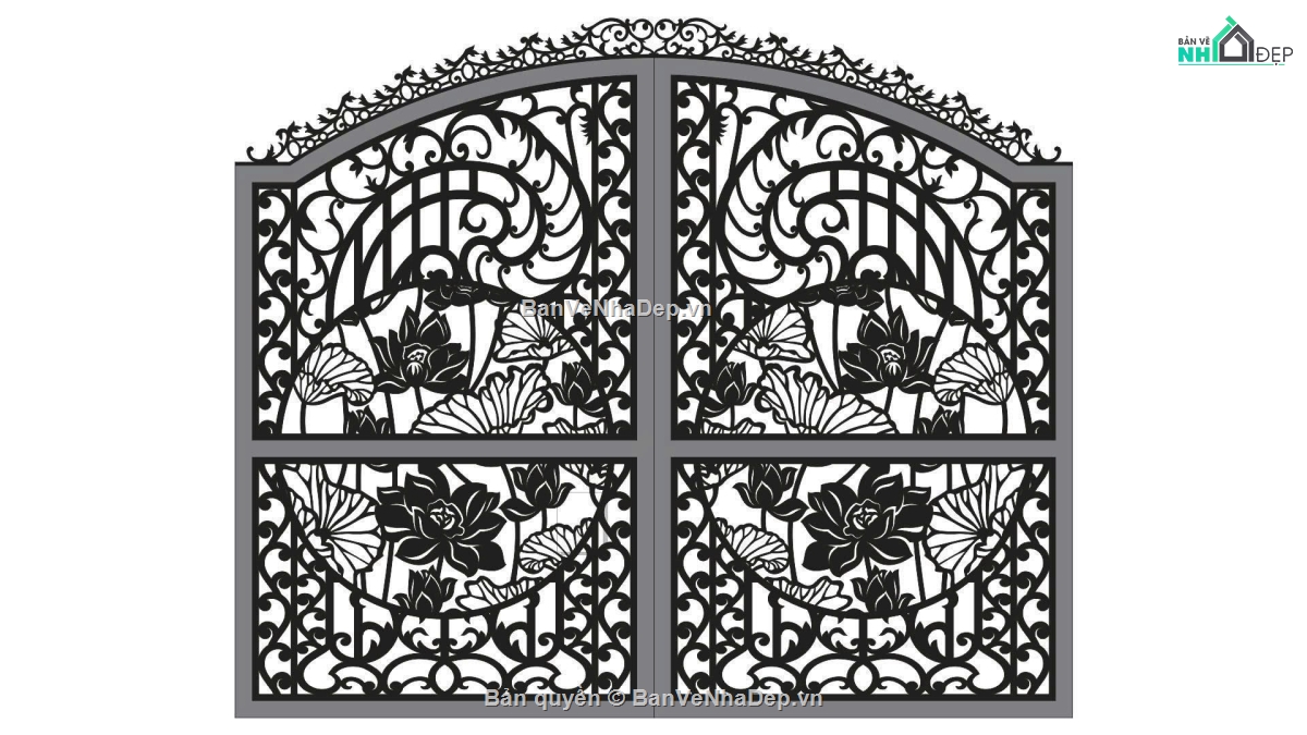 File cổng 2 cánh cnc,mẫu cổng 2 cánh,cnc cổng 2 cánh