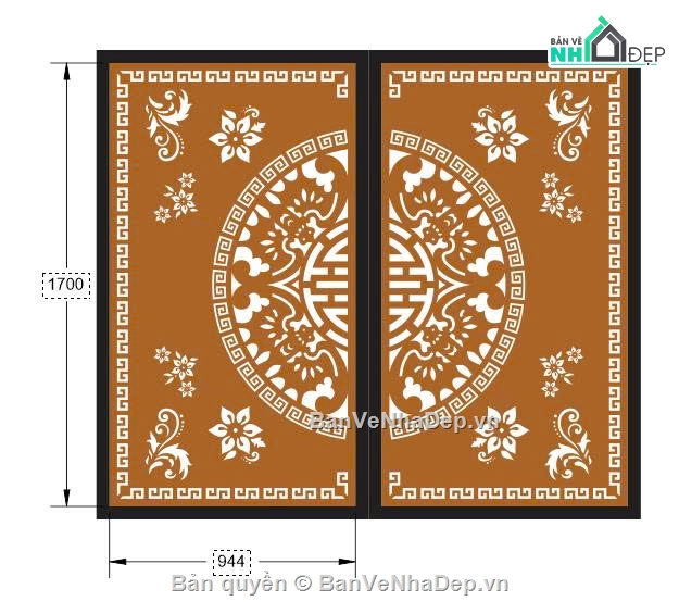 File cổng 2 cánh cnc,cổng trống dơi,cổng cnc