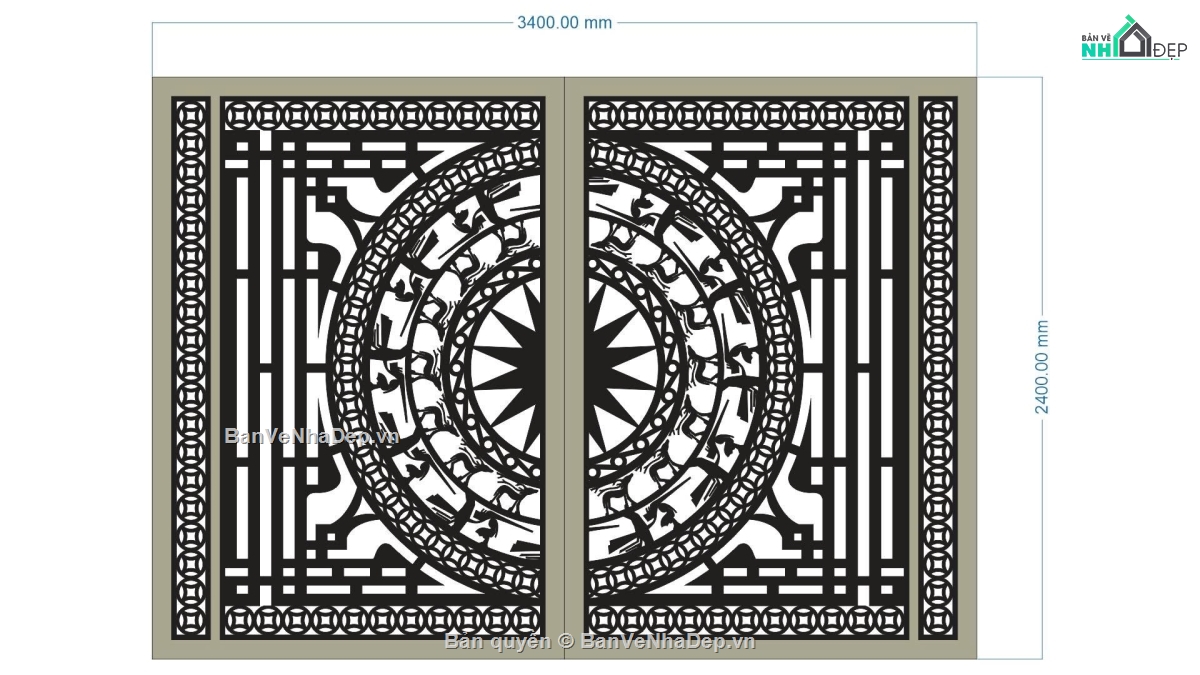 File cổng 2 cánh cnc,cổng dxf,cn cổng 2 cánh