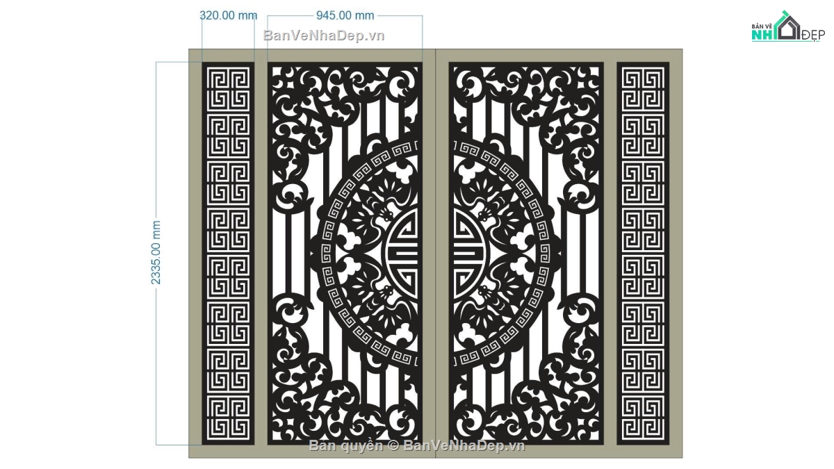 cánh cổng đẹp,cổng cnc đẹp,cổng đẹp 4 cánh