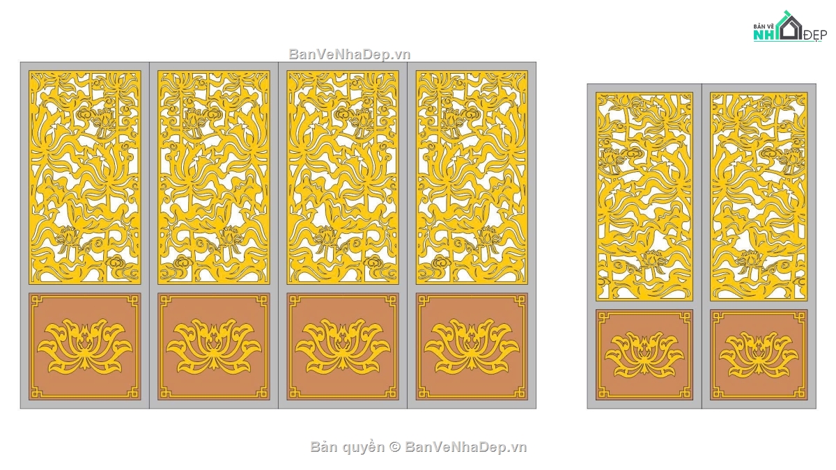 hoa sen cnc,cổng 4 cánh cnc,File cổng 4 cánh,cổng phụ cnc