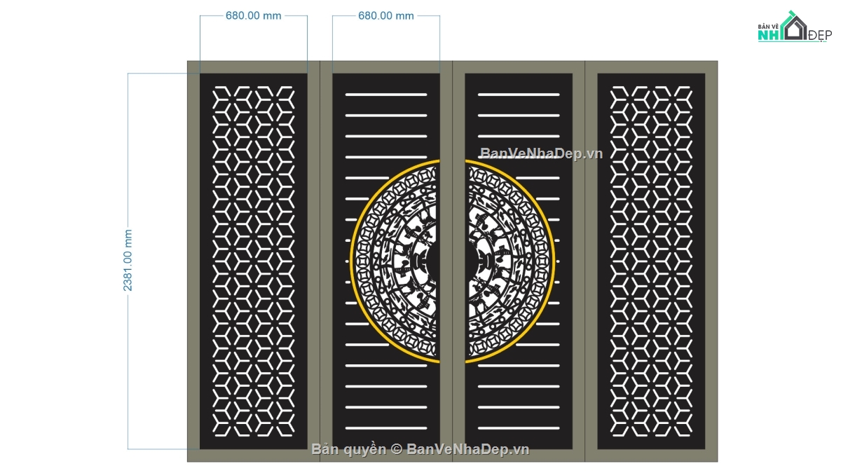File cổng 4 cánh,cổng 4 cánh cnc,cnc 4 cánh